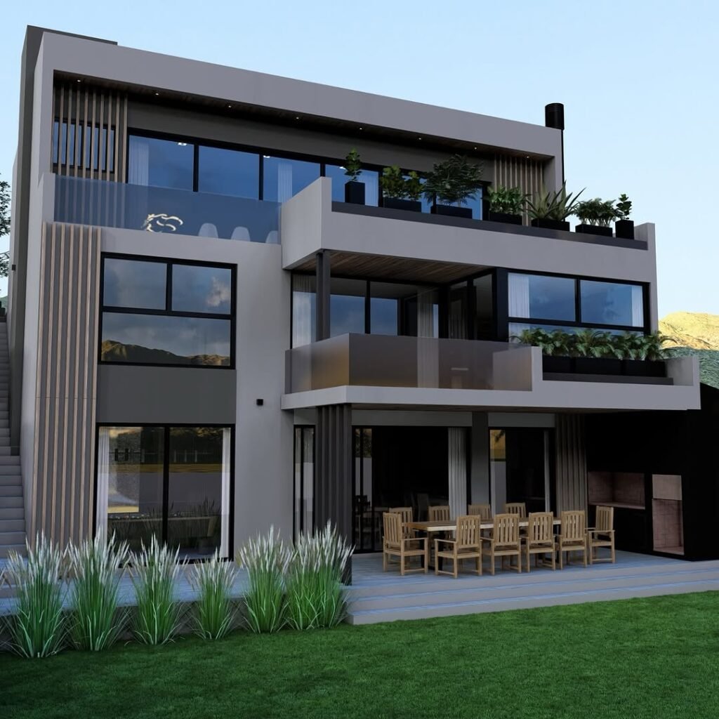 Casa H, vista exterior de la propuesta